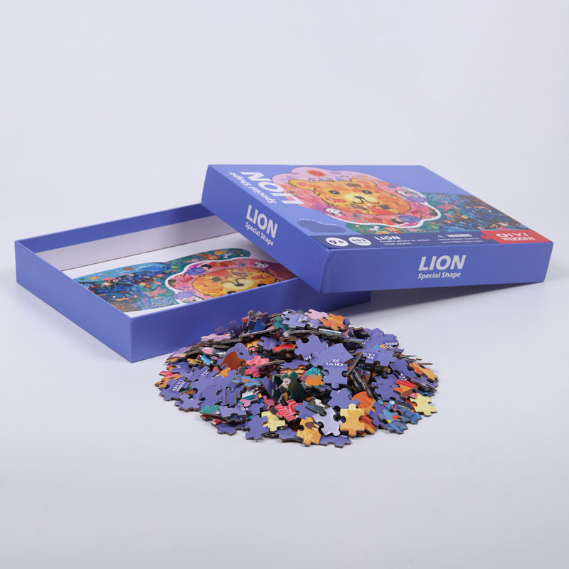 ปริศนาคริสต์มาสต์ทรงสี่เหลี่ยมแบบส่วนตัว 500 ชิ้น พิมพ์สีเต็ม
